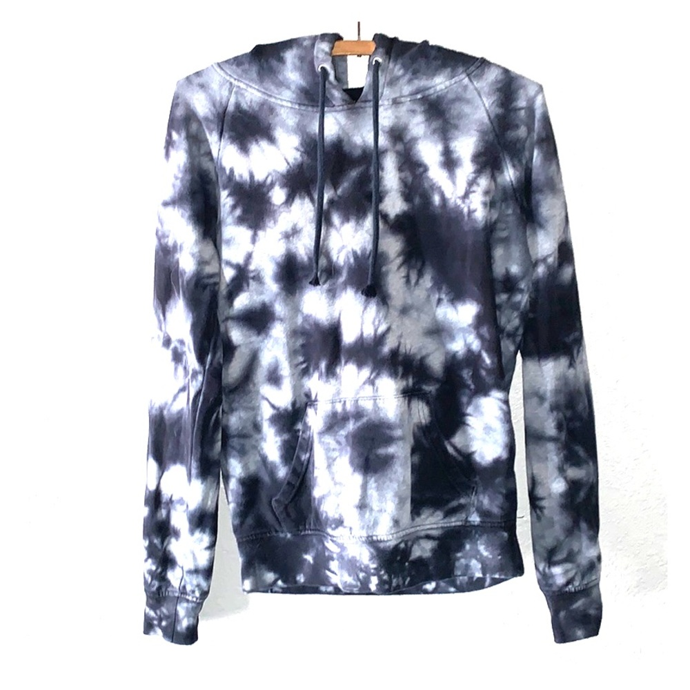 Blue-Grey tie dye hoodie